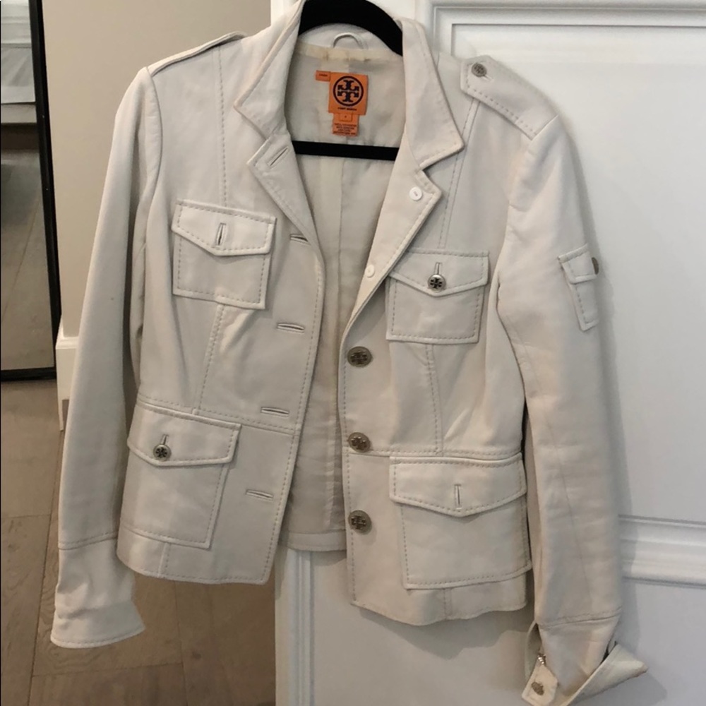 SOLD * Tory Burch Leather Jacket. SOLD *